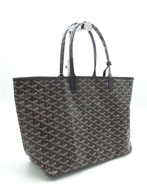 goyard st louis tote pm black|artois mm bag goyard price.